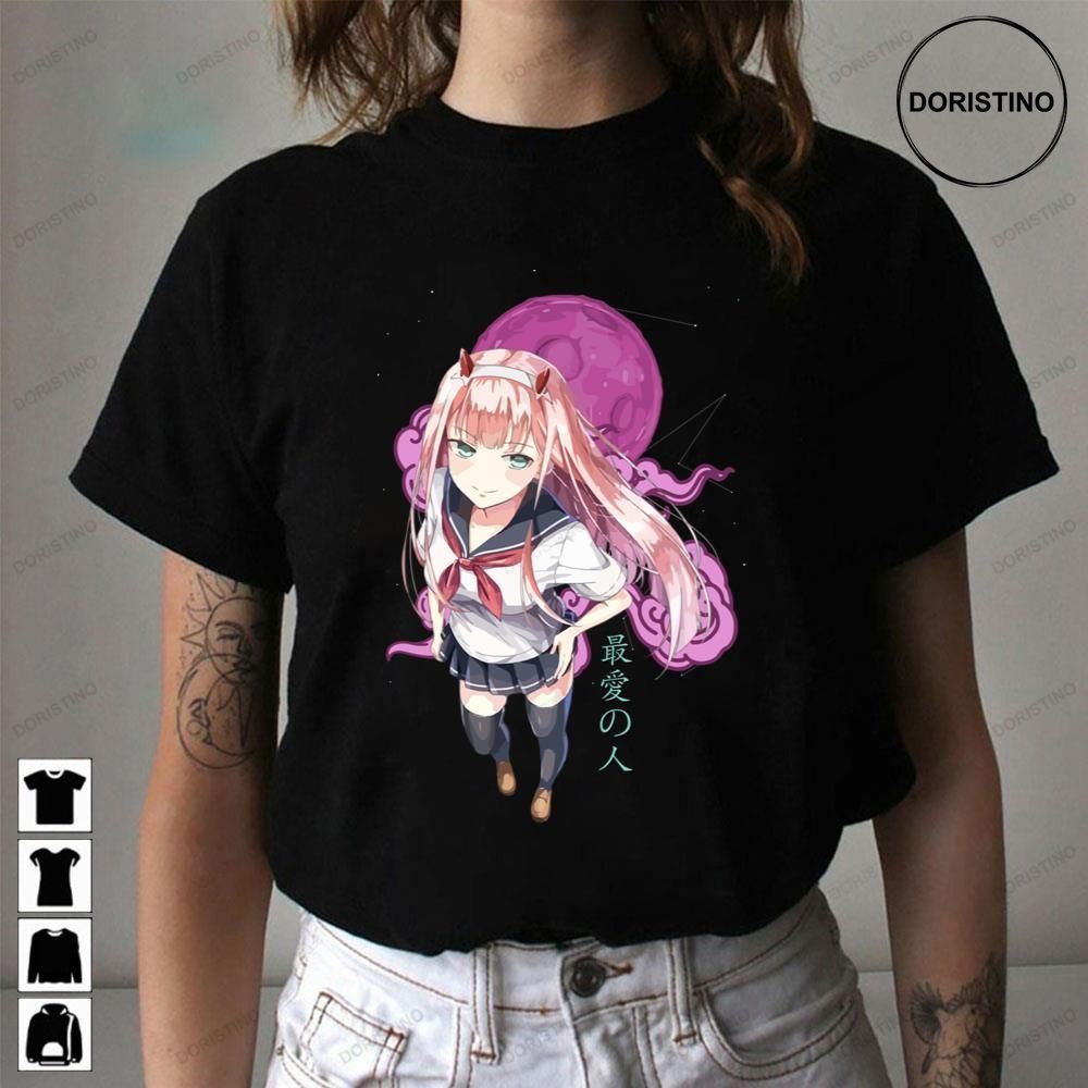 Purple Moon Zero Two Darling In The Franxx Limited Edition T-shirts